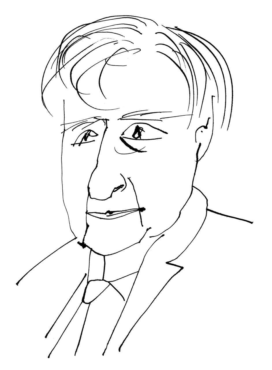drawing of RALPH VAUGHAN WILLIAMS