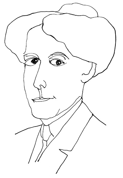 drawing of Ethel Smyth