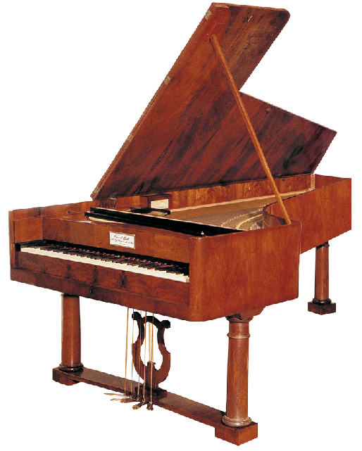 Photograph of the 1824 Graf piano